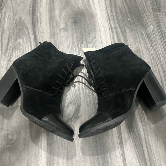 Franco Sarto Shoes - Franco Sarto Black Lace-Up Boots